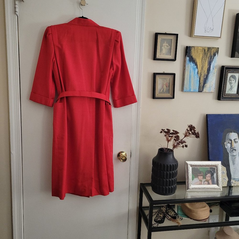 90s Vintage Coat Dress - Picture 5 of 5